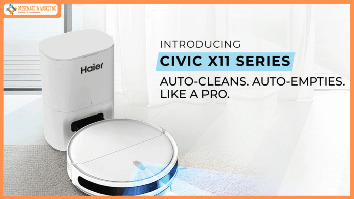 Haier India Launches CIVIC X11 Robot Vacuum Cleaner Series with New Laser Navigation Technology, Expanding Premium Smart Home Solutions Range