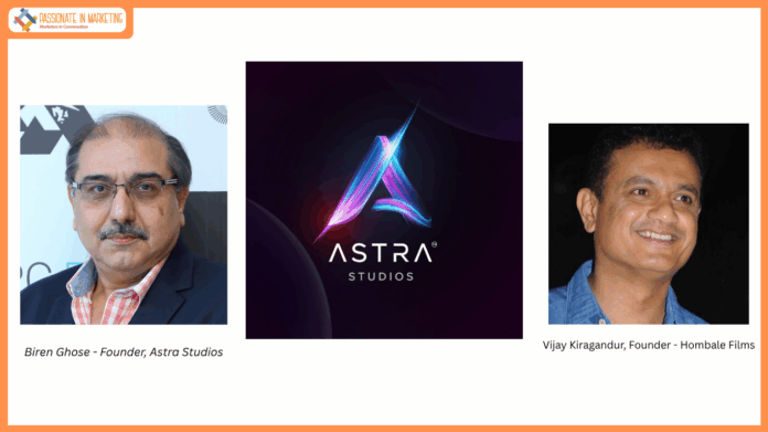 Launch of Astra Studios - A New Age Creative Technology Studio Backed By Hombale Group And Perpetual Capital
