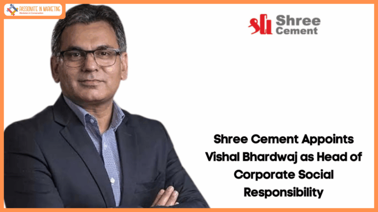 Shree Cement Appoints Vishal Bhardwaj as Head of Corporate Social Responsibility