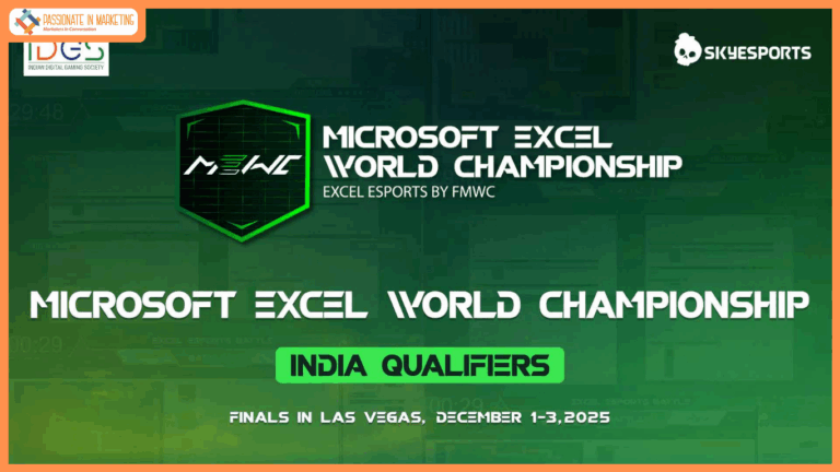 Skyesports and FMWC Partner to Host Microsoft Excel World Championship India Qualifier; Winner to Represent the Nation in Las Vegas