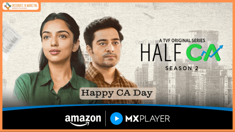 This CA Day, Amazon MX Player salutes the hustle of Chartered Accountants with a celebratory video for of Half CA Season 2