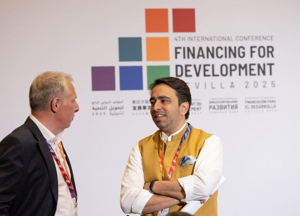 Shri Jayant Chaudhary emphasizes on India’s successful models in Outcome-Based Financing at United Nation’s Fourth International Conference on Financing for Development in Spain

