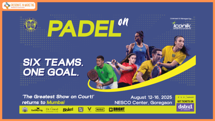 World Padel League Announces ‘District by Zomato’ As Its Official Ticketing Partner For Season 3
