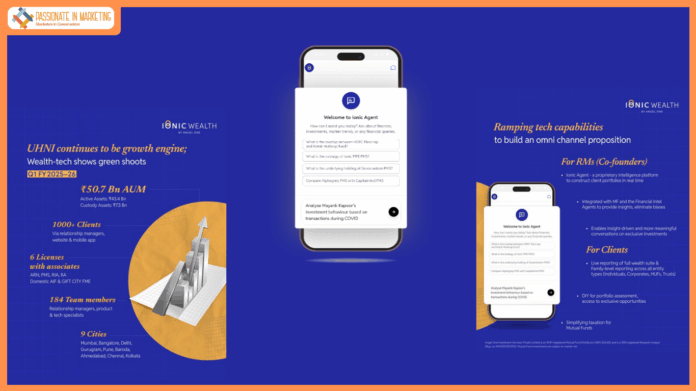 Ionic Wealth clocks ₹50.7 Bn AUM; Launches AI Agent for Relationship Managers