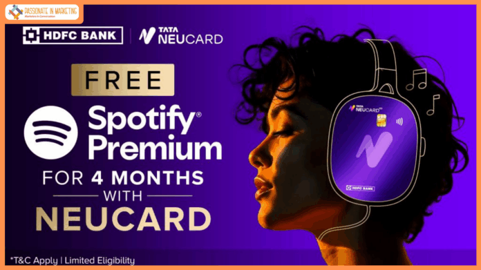 Tata Neu HDFC Bank Credit Card Offers Spotify Premium as a Perk For Its Cardholders