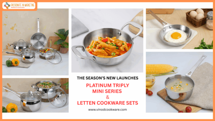Vinod Intelligent Cookware Expands Portfolio with New Launches: Platinum Triply Mini Series and Letten Stainless Steel Sets