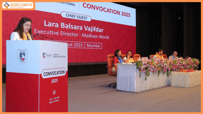 Lara Balsara Vajifdar Inspires Graduates at NMIMS SoBA Convocation