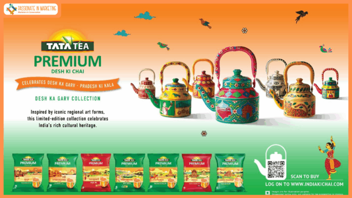 On Independence Day, Tata Tea Premium- Desh Ki Chai leverages AI to celebrate India’s Rich Heritage with ‘Desh Ka Garv- Pradesh Ki Kala’ Campaign