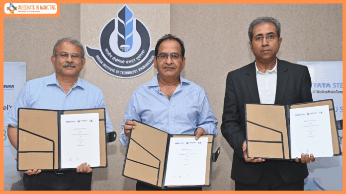tata Steel signs MoU with IIT Bhubaneswar and India Accelerator to launch TomorrowLAB Accelerator Programme for emerging startups