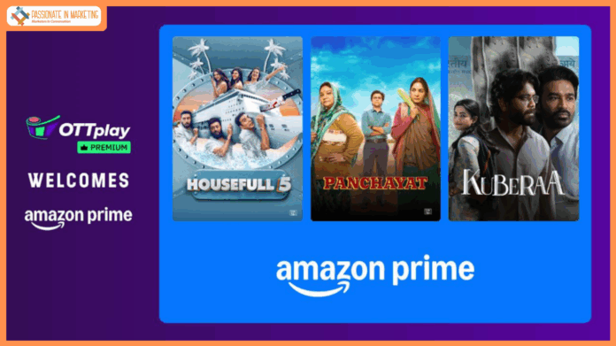 OTTplay Collaborates with Amazon Prime to Offer Prime Lite Benefits to Customers