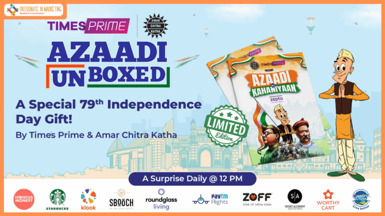 Times Prime Launches 'Azaadi Unboxed' - 10-Day Independence Day Celebration in Association with Amar Chitra Katha and Tinkle