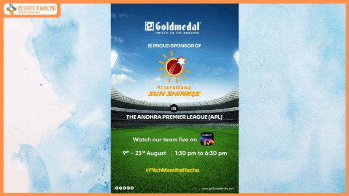 Goldmedal Electricals Partners with Vijayawada Sun Shiners in APL