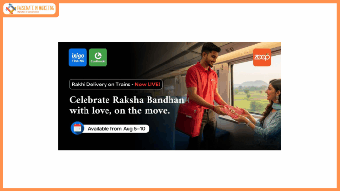 Get Rakhi Delivery on your Train Seat on Zoop, ixigo and ConfirmTkt