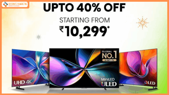 Discounts Up to 40% on Hisense and Toshiba TVs During Amazon and Flipkart Freedom Day Sale
