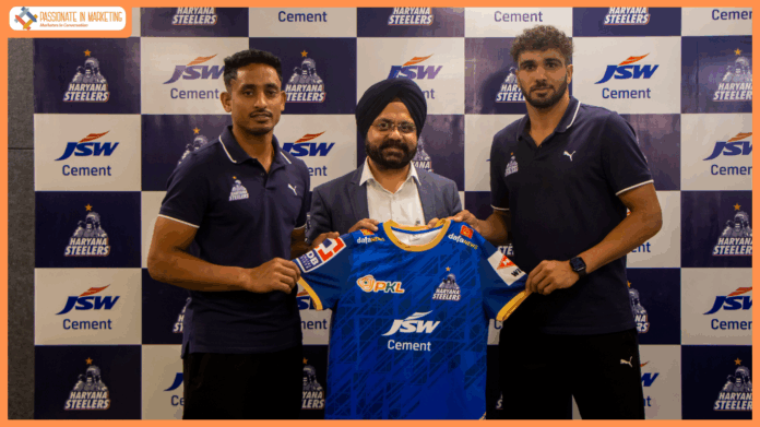 Haryana Steelers unveil the ‘Team Jersey’ with Principal Partner JSW Cement Ahead of Pro Kabaddi League Season12