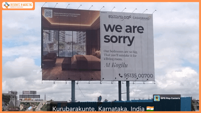 Casagrand Flips Real Estate Marketing with Fresh, Witty ‘We Are Sorry, Bengaluru’ Campaign