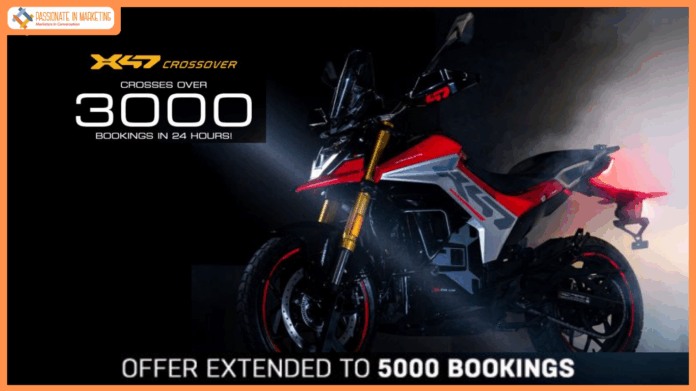 Ultraviolette X-47 Crossover Surpasses 3000 Bookings Within 24 Hours of Launch; Introductory Offer Extended to First 5000 Customers