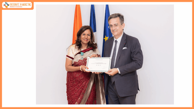 Mrs Sangita Jindal conferred French honour, Chevalier de l’Ordre des Arts et des Lettres