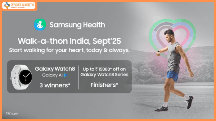 Samsung Launches Fourth Edition of Walk-a-thon India Ahead of World Heart Day; Winners to Get Galaxy Watch8