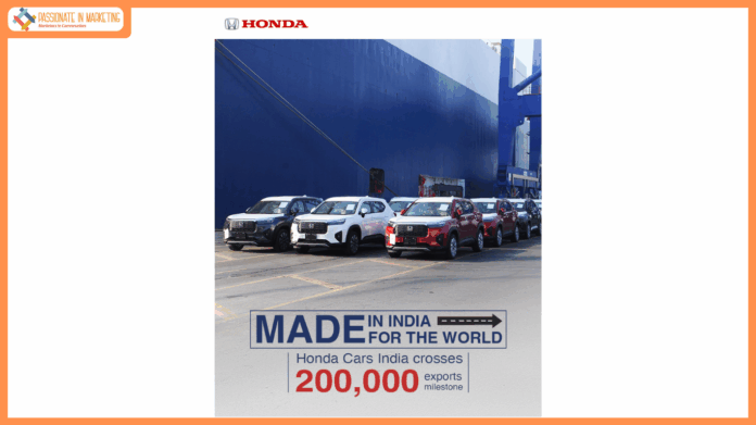 Honda Cars India Crosses 200,000 Exports Milestone