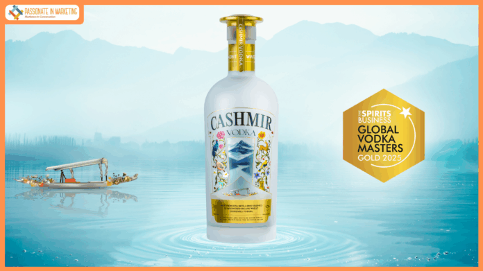 Cashmir – India’s 1st Small-Batch Organic Vodka Wins ‘Gold’ at The Vodka Masters 2025