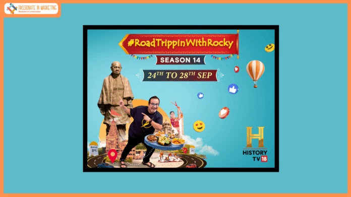 #RoadTrippinWithRocky S14: Rocky Singh Explores the Culinary & Cultural Heart of Gujarat in History TV18’s Hit Travel-Food Series