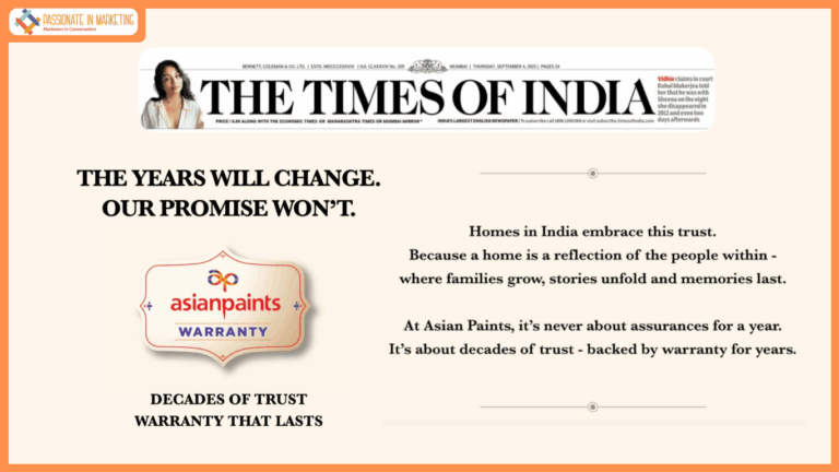 ‘The Years Will Change. Our Promise Won’t’, Asian Paints Champions Decades of Warranty with a New Campaign