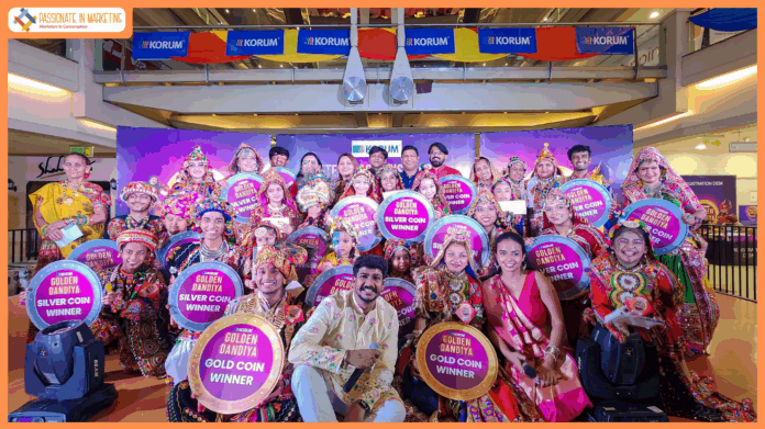 KORUM Mall celebrates Golden Dandiya with Gold and Silver coins as Bumper prizes!