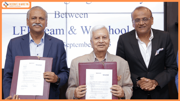 Agreement Signing between WeSchool and LfB