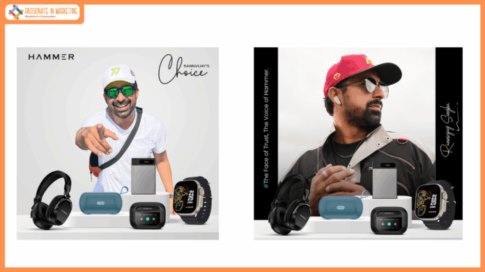 Hammer teams with Rannvijay Singha, unveiling smart audio, headphones, speakers, and power solutions nationwide.