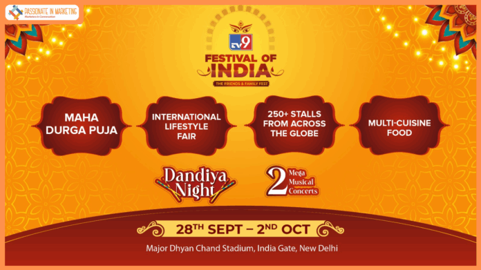 Delhi to Host 3rd Edition of “TV9 Festival of India” at Major Dhyan Chand Stadium