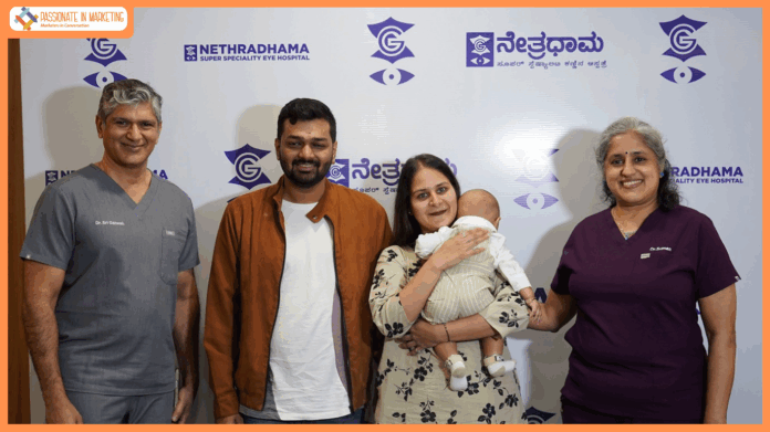Bengaluru eye surgeon successfully restores vision in six weeks old infant; one of the youngest in the India to undergo cataract surgery