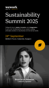 Driving a Low-Carbon Future: Join us at WeWork India Sustainability Summit 2025