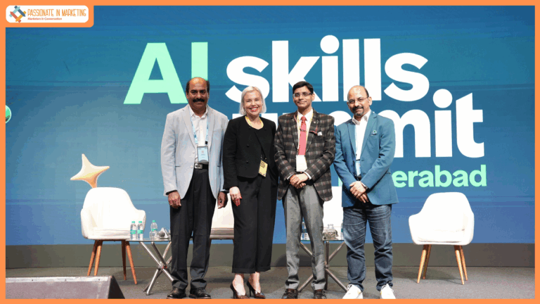 (L to R) Bhaskar Gandhavadi, Senior Director, ServiceNow University - India Lead; Jayney Howson, Senior Vice President, Global Learning and Development at ServiceNow; Dr Buddha Chandrasekhar, Ministry of Education and Chief Coordinating Officer, AICTE; Sumeet Mathur, SVP & MD, ServiceNow India Technology & Business Center at the ServiceNow AI Skills Summit for the ServiceNow University Launch.