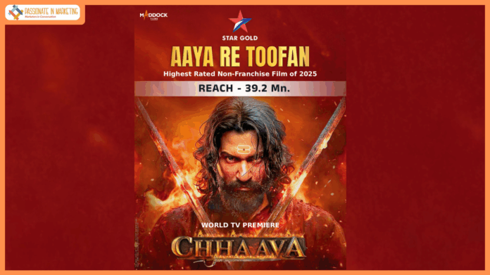 Vicky Kaushal’s Chhaava Strikes Big on Television With 39.2 Million Viewers