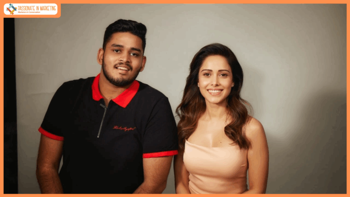 Yash Kundlia, Co-Founder, Oshea Herbals with Brand Ambassdor Nushrratt Bharuchha