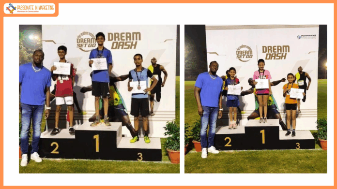 Heritage Xperiential Learning School, Sector 62 Gurugram Athletes Shine at Dream Dash 2025 National Finale, Graced by Usain Bolt