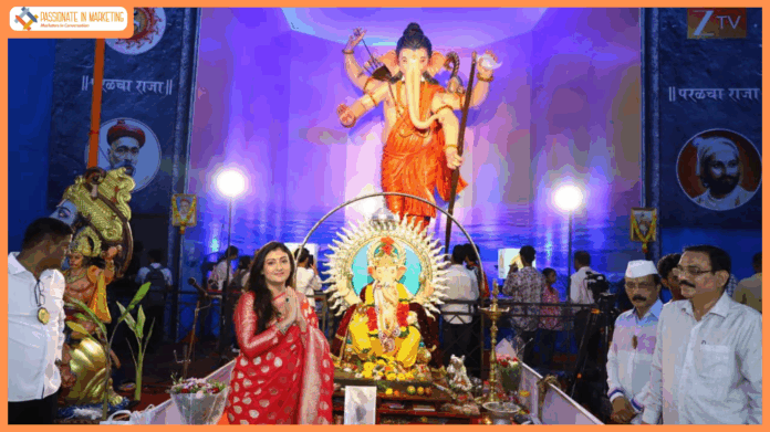 Zee TV Strengthens Its Continued Association with Parel Cha Raja, Channel’s Artists Seek Bappa’s Blessings at the Pandal