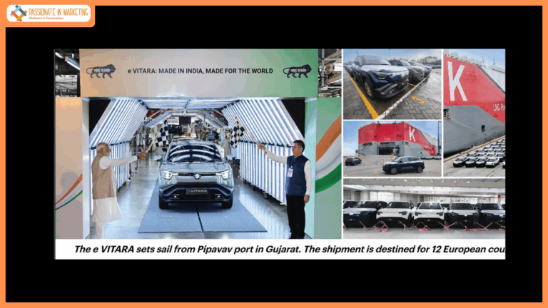 Maruti Suzuki starts the shipment of e VITARA to Europe exemplifying ‘Make in India, Make for the World’
