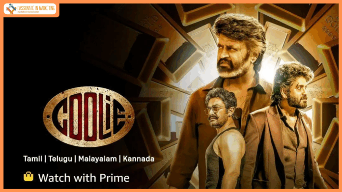 Rajinikanth Starrer Coolie Trending in Top 10 on Prime Video in 20+ Countries Since Launch