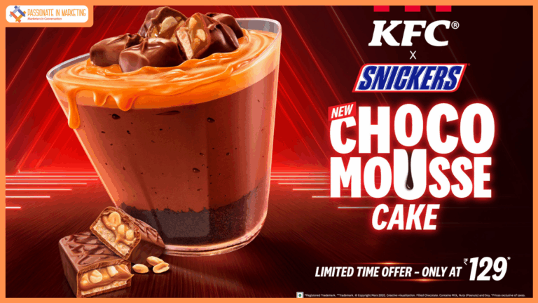 KFC India and Snickers Co-Create Limited Edition Choco Mousse Cake