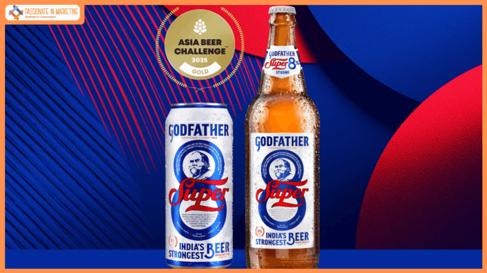 India’s Boldest Strong Lager Godfather Super 8 Awarded Gold at Asia Beer Challenge 2025