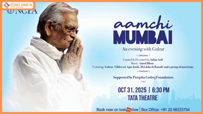 NCPA to present 'Aamchi Mumbai' - A version of the city through Gulzar's verses