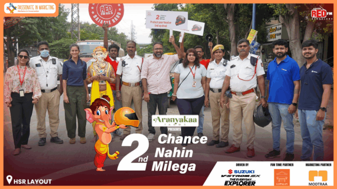 93.5 RED FM in Collaboration with Bangalore Traffic Police Wrapped Up ‘Second Chance Nahi Milega’ Campaign, Turning Ganesha Festivities into a Road Safety Movement
