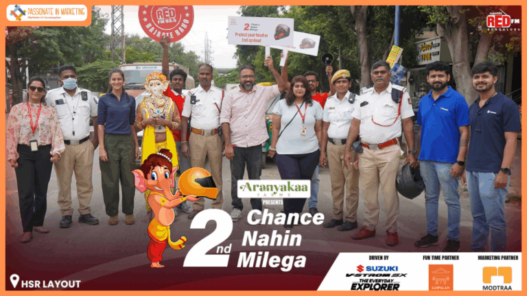 93.5 RED FM in Collaboration with Bangalore Traffic Police Wrapped Up ‘Second Chance Nahi Milega’ Campaign, Turning Ganesha Festivities into a Road Safety Movement