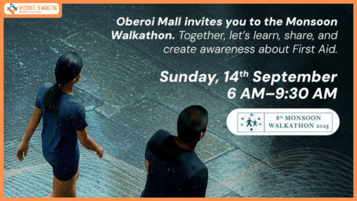 Oberoi Mall and Swayamsiddh Yog host Monsoon Walkathon 2025