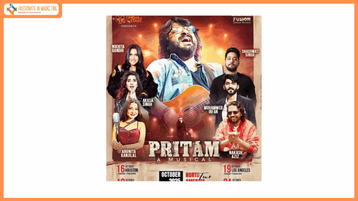 From the Silver Screen to the Golden Stage,Pritam: A Musical arrives in North America this October, Presented by CINEMA On STAGE.