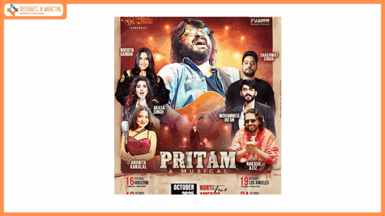 From the Silver Screen to the Golden Stage,Pritam: A Musical arrives in North America this October, Presented by CINEMA On STAGE.