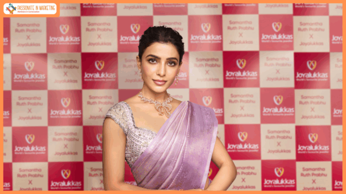 Joyalukkas Appoints Samantha Ruth Prabhu as the new Brand Ambassador