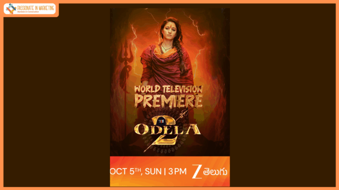 Tamannaah’s Odela 2 to premiere on Zee Telugu on October 5th at 3 PM!